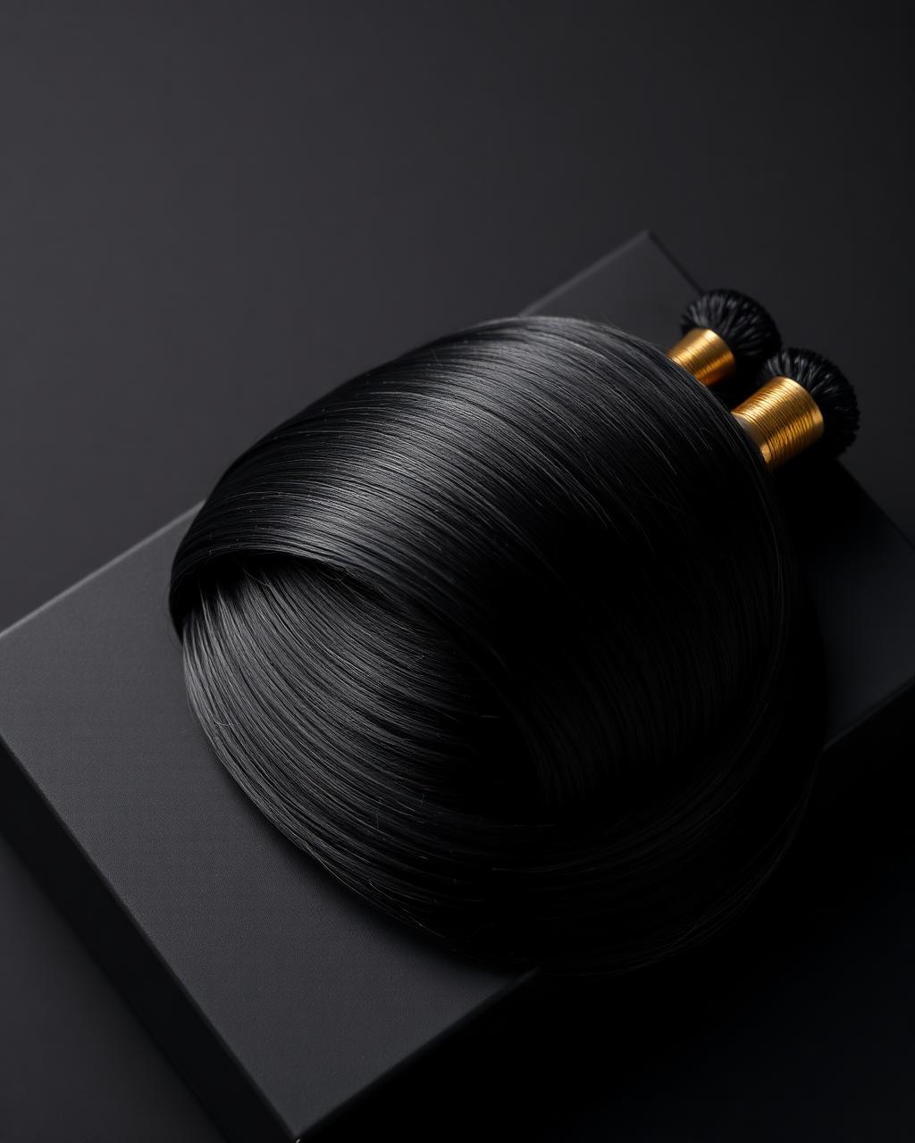 Noir Soie — Straight — Raw Silk